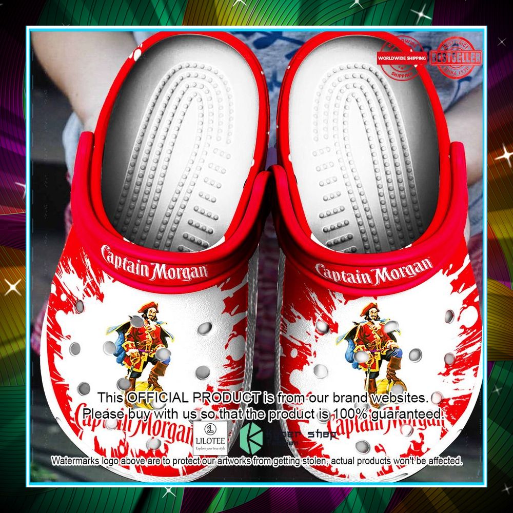 captain morgan red crocs crocband shoes 1 15