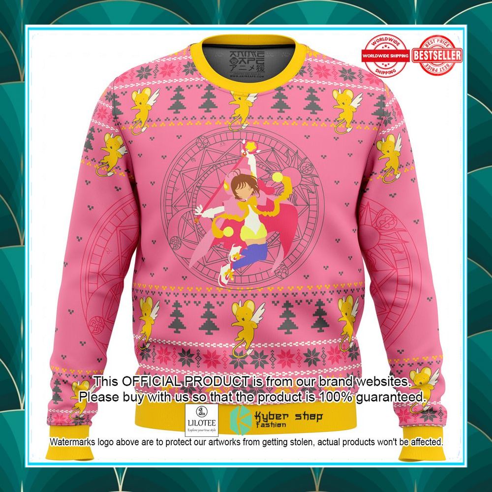 cardcaptor sakura ugly christmas sweater 1 422