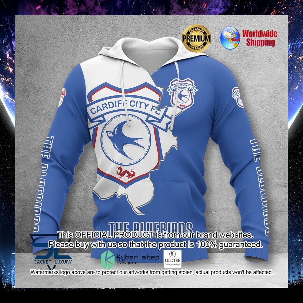 cardiff city f c the bluebirds 3d hoodie shirt 1 653