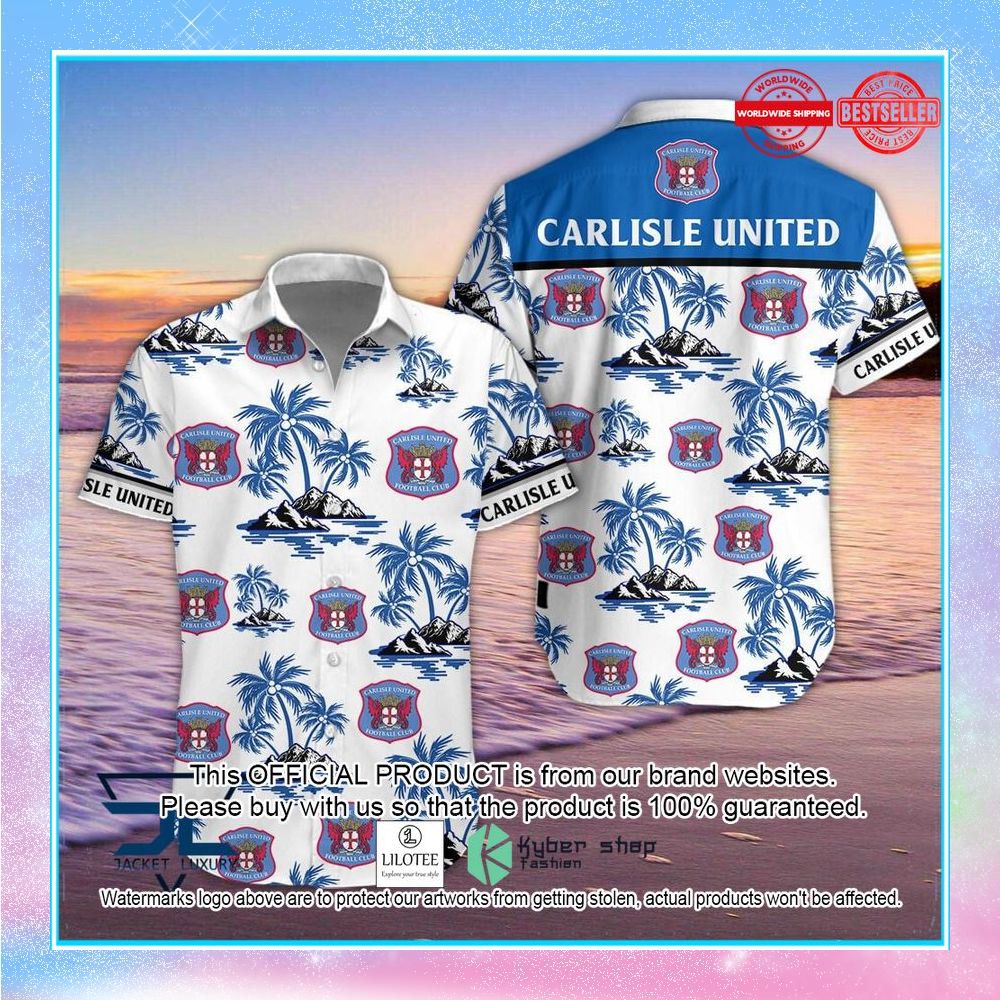 carlisle united hawaiian shirt short 1 58