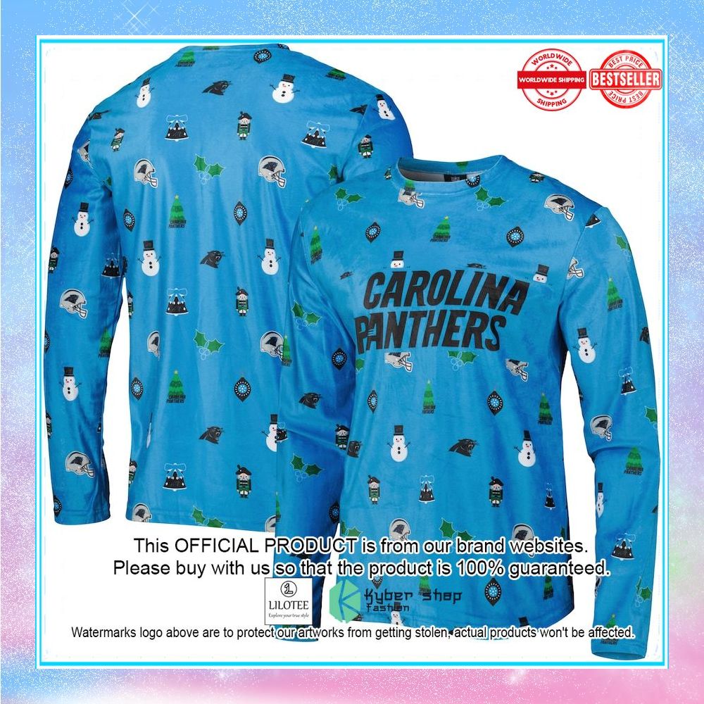 carolina panthers foco blue sweater 1 866