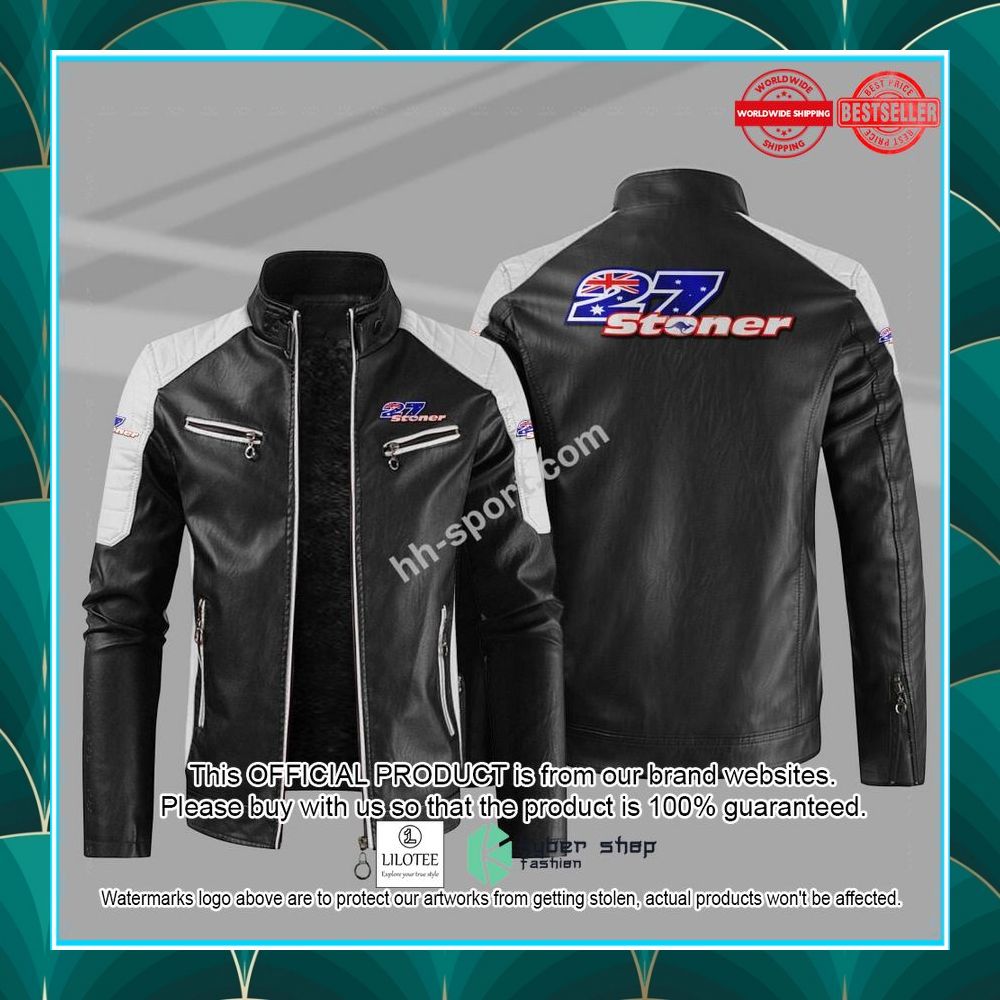 casey stoner motogp motor leather jacket 1 129