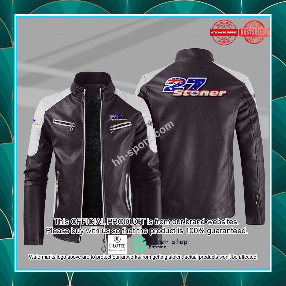 casey stoner motogp motor leather jacket 7 466