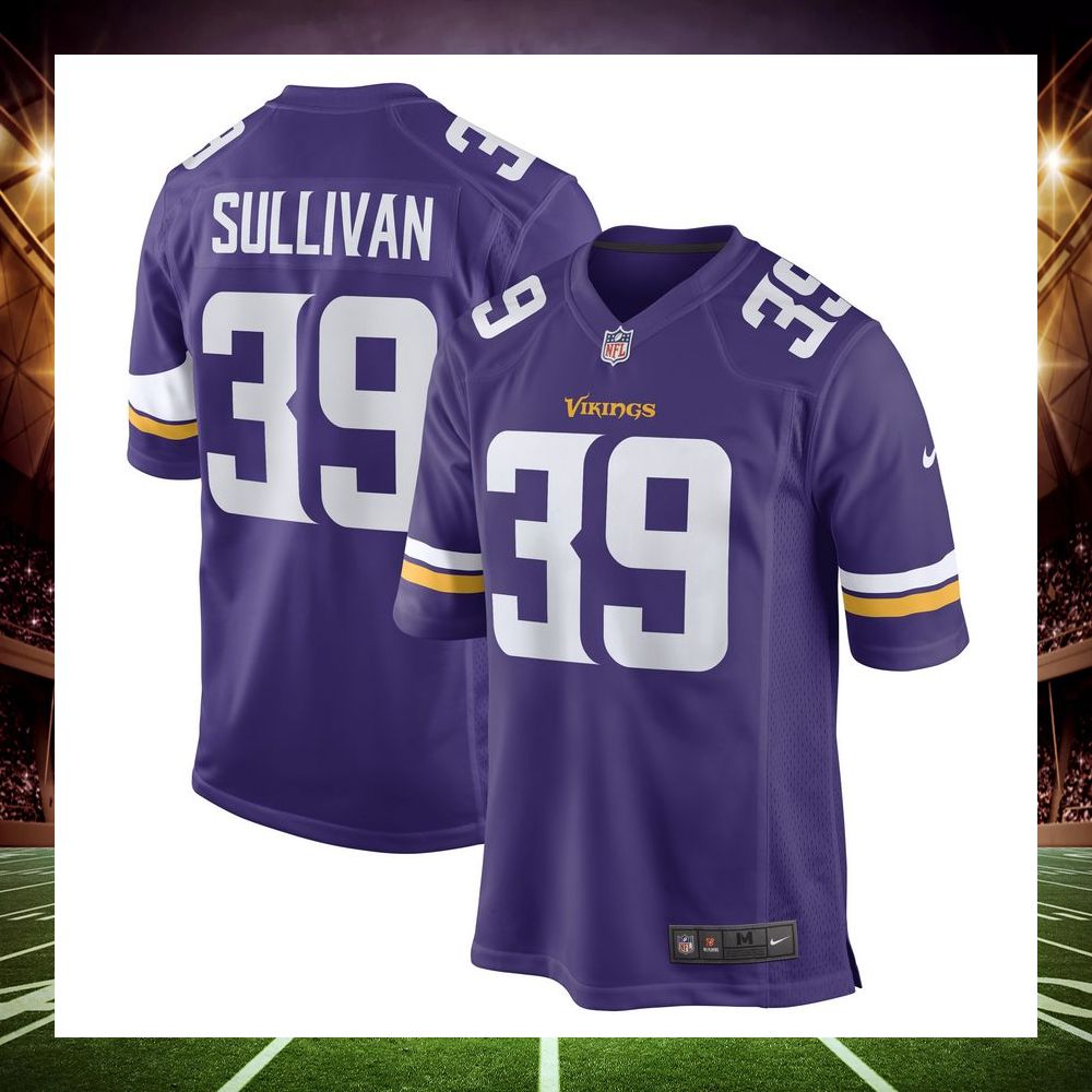 chandon sullivan minnesota vikings purple football jersey 1 522