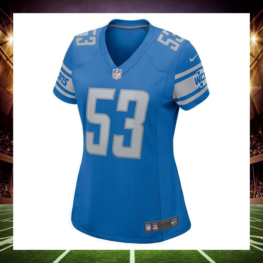 charles harris detroit lions blue football jersey 2 655