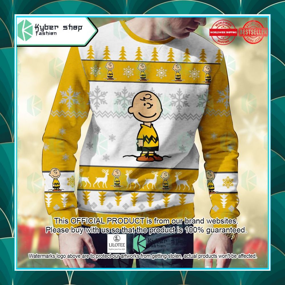 charlie brown the charlie brown and snoopy show christmas sweater 2 515