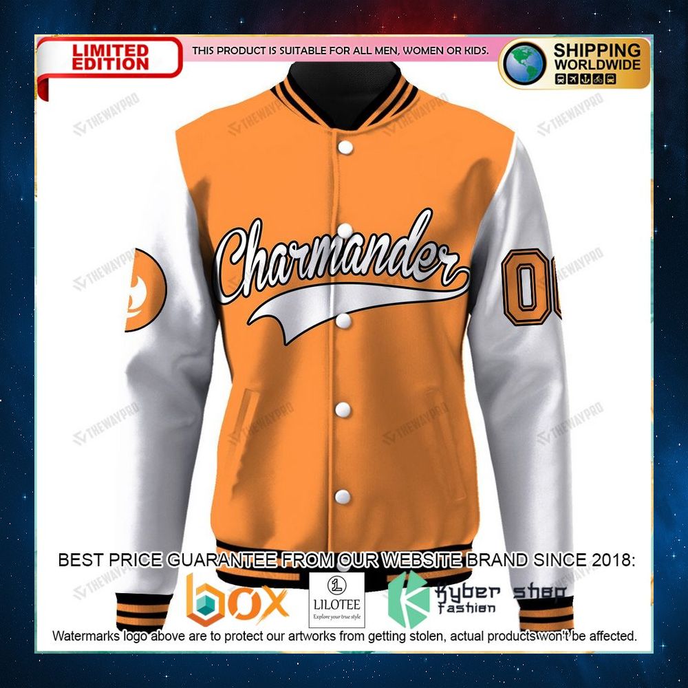 charmander pokeball personalized baseball jacket 2 367