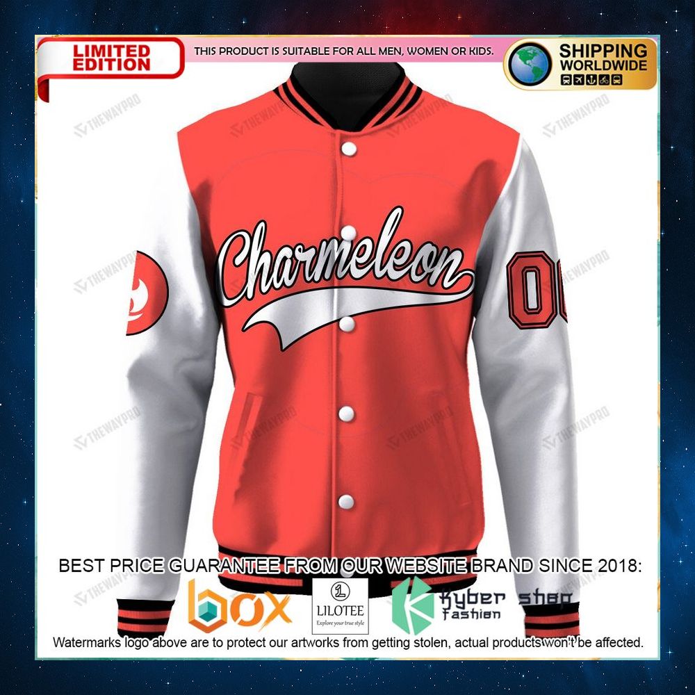 charmeleon pokeball personalized baseball jacket 2 924