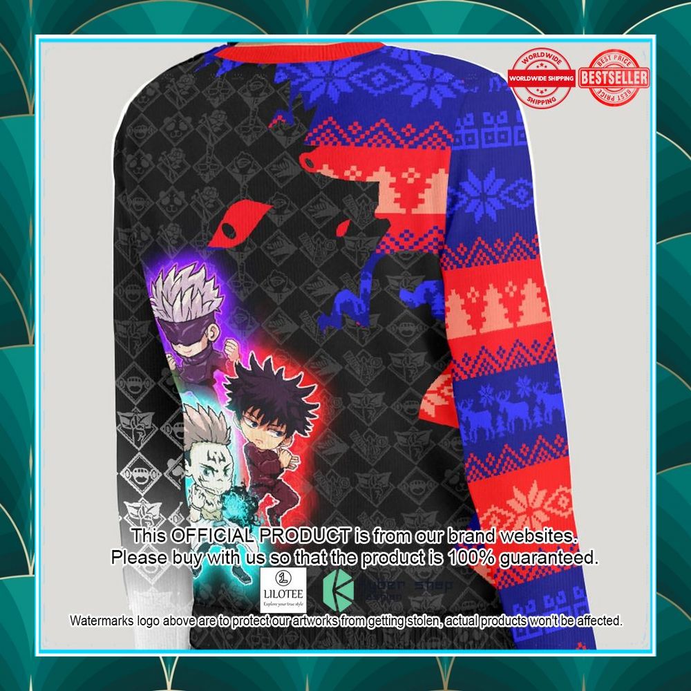 chibi sorcerer christmas ugly sweater 2 408
