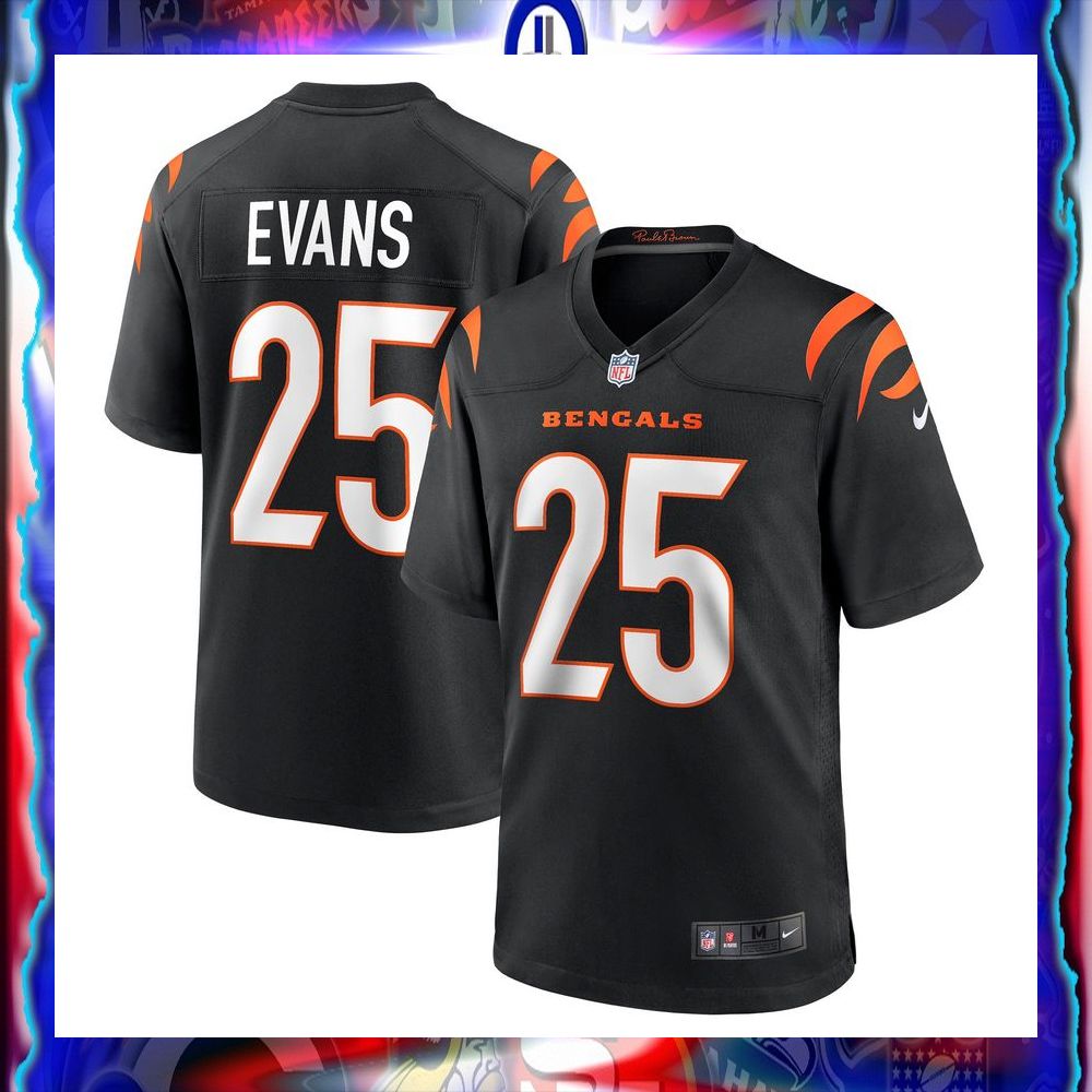 Chris Evans Cincinnati Bengals Black Football Jersey 8 chris evans cincinnati bengals black football jersey 4 28