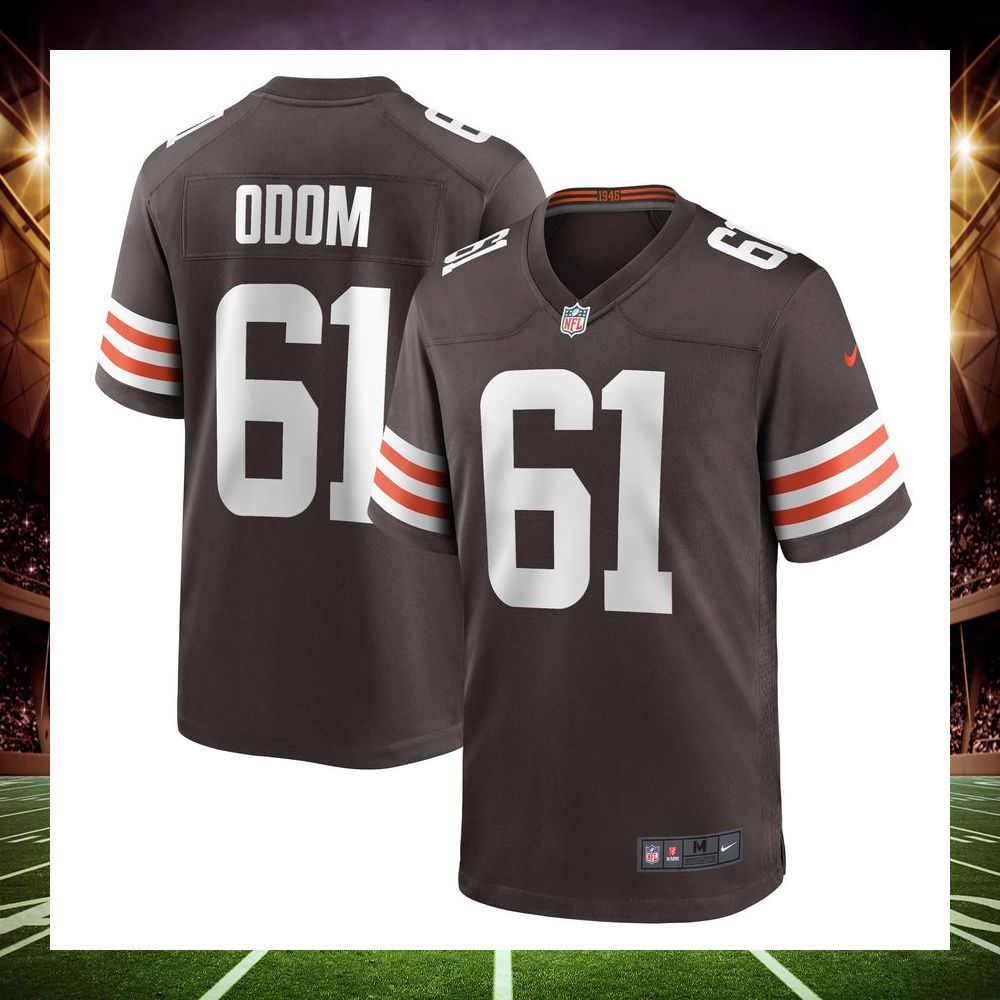 chris odom cleveland browns brown football jersey 1 996