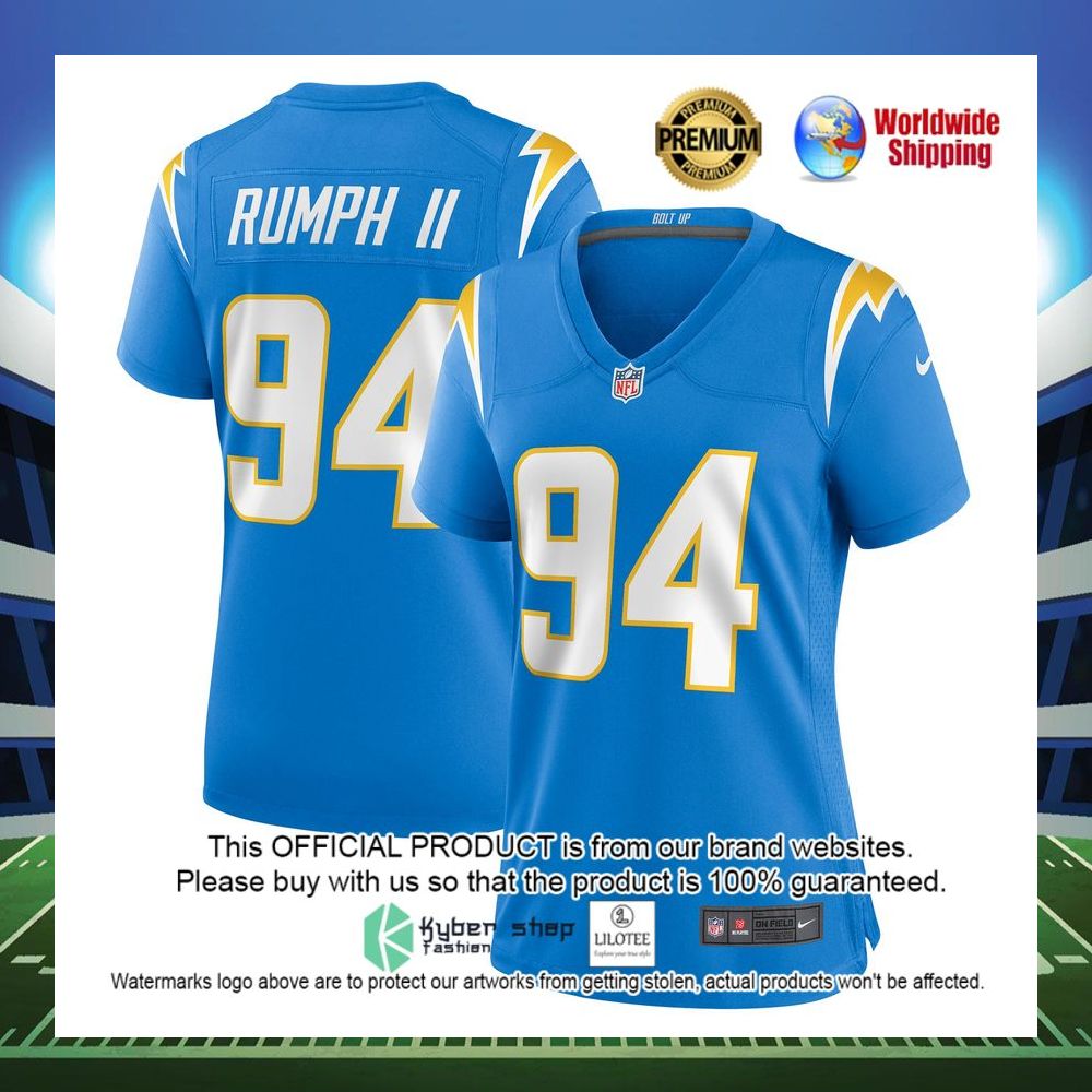 chris rumph ii los angeles chargers nike womens game powder blue football jersey 1 651