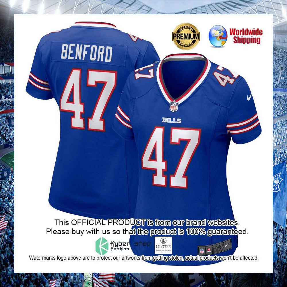 christian benford buffalo bills nike womens royal football jersey 1 459