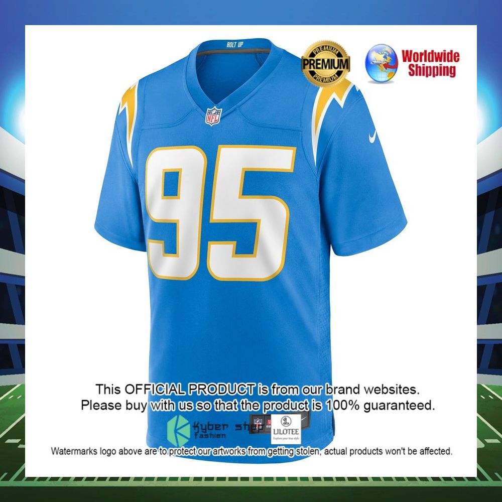 christian covington los angeles chargers nike game powder blue football jersey 2 395