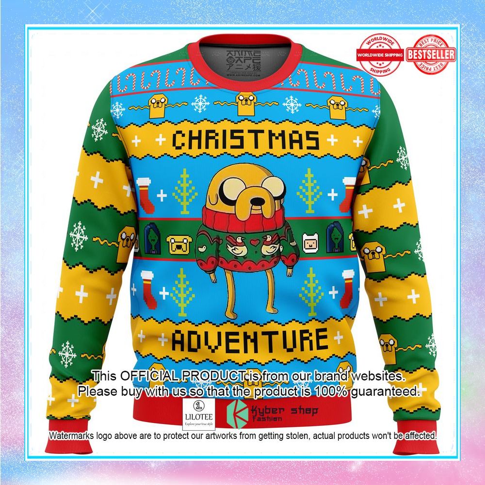 Christmas Adventure Time Ugly Christmas Sweater 6 christmas adventure time ugly christmas sweater 1 724
