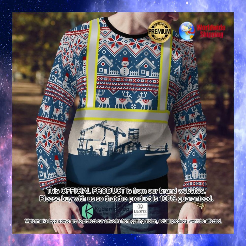 christmas ironworkers ugly sweater 1 155