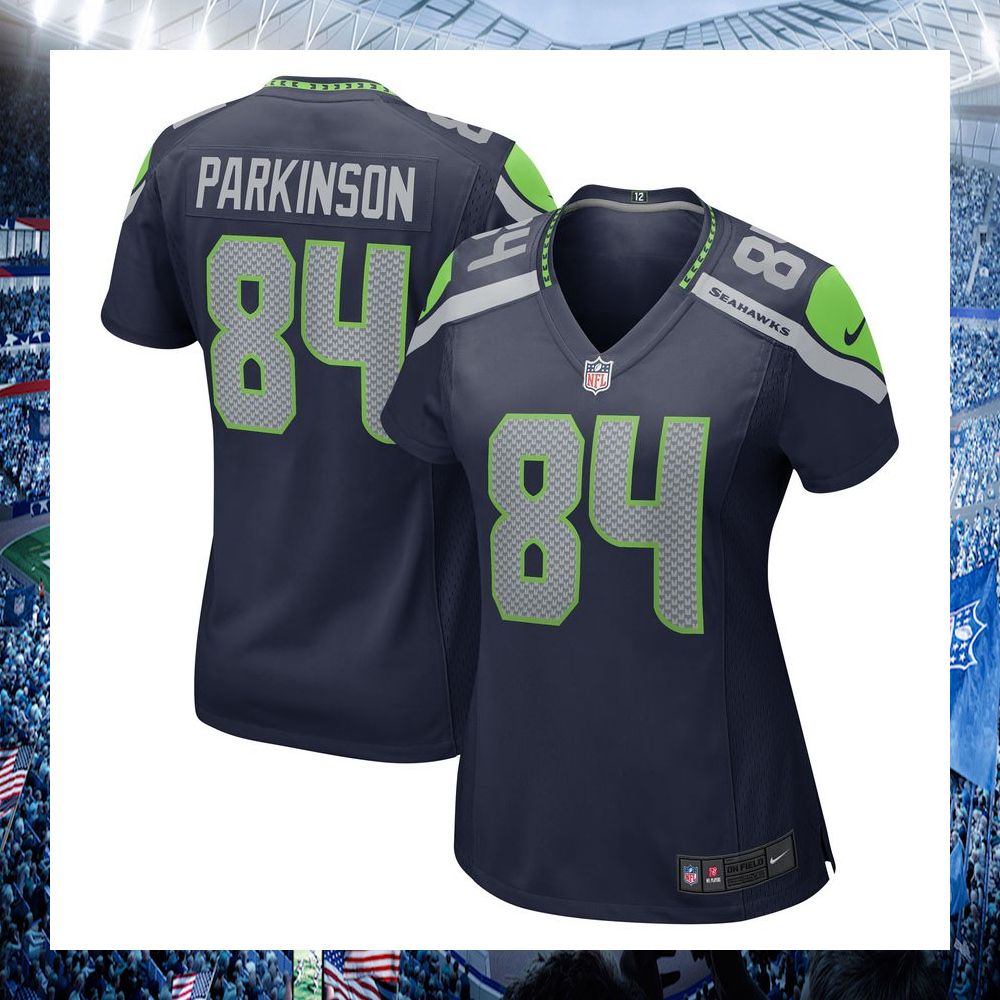 colby parkinson seattle seahawks nike womens college navy football jersey 1 155