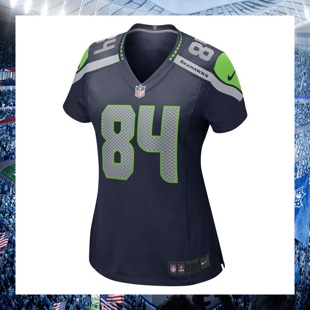 colby parkinson seattle seahawks nike womens college navy football jersey 2 371
