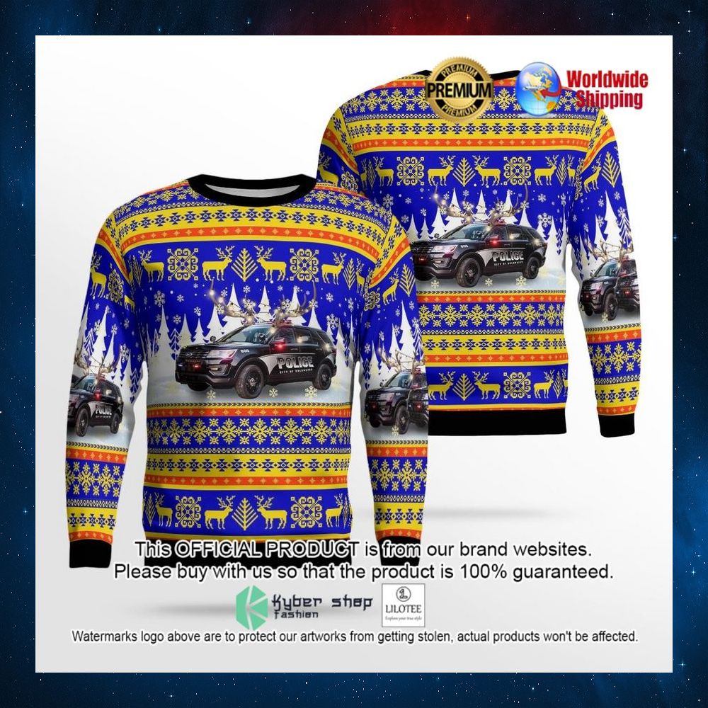coldwater michigan coldwater city police department sweater 1 78