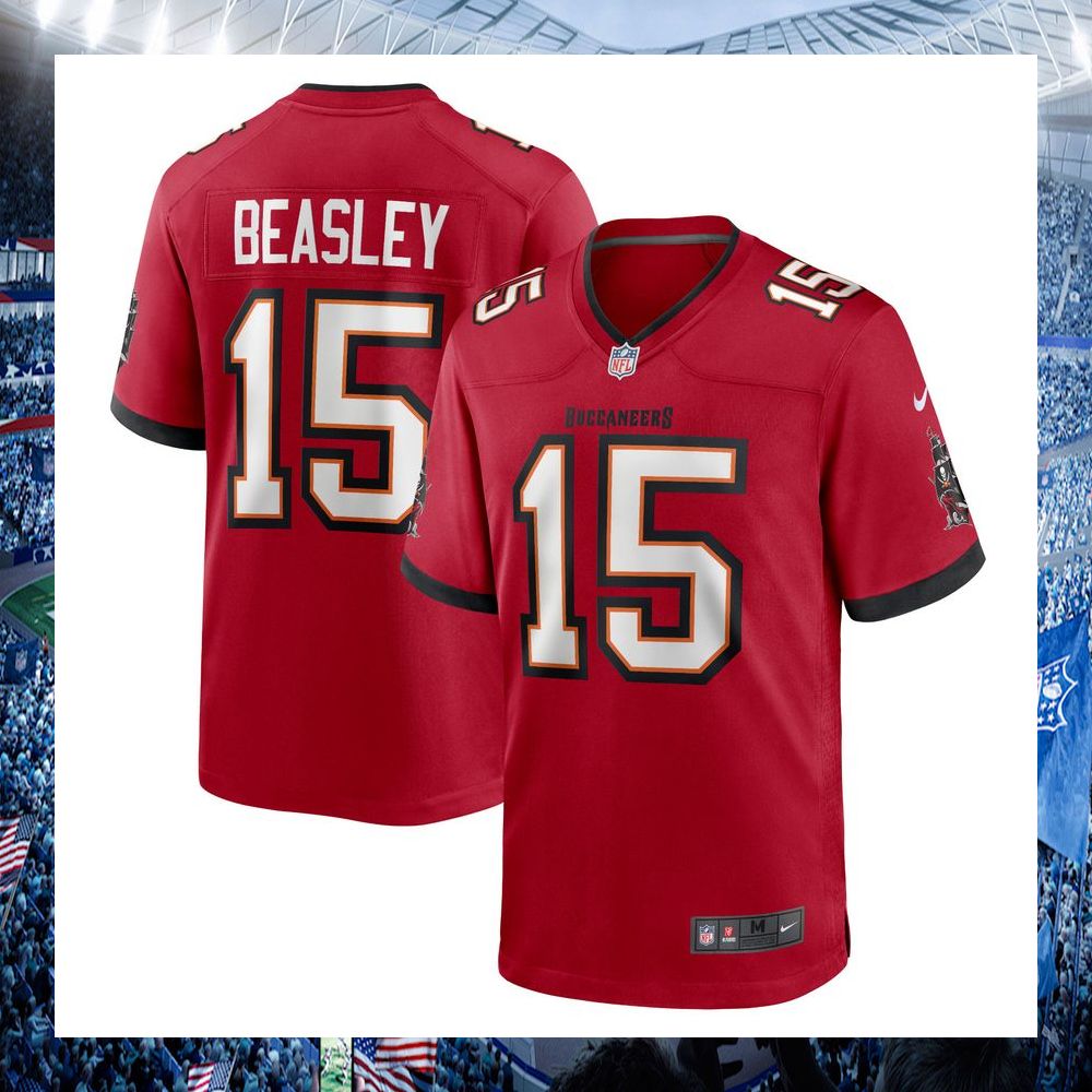 cole beasley tampa bay buccaneers nike red football jersey 1 539