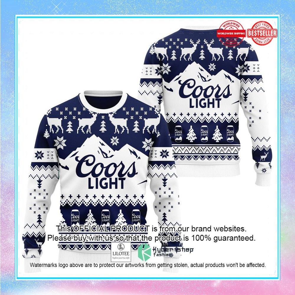 coors light ugly christmas sweater 1 131