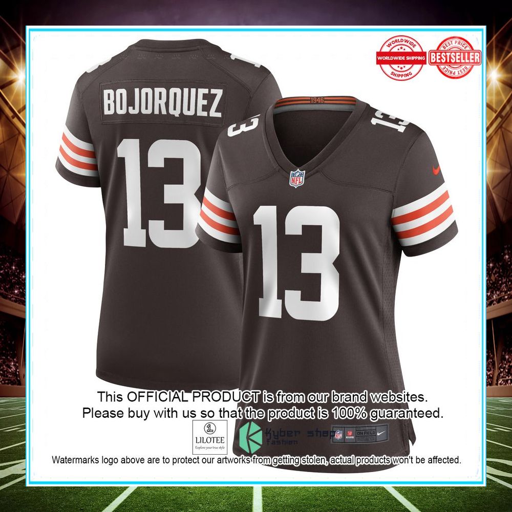 corey bojorquez cleveland browns brown football jersey 1 963
