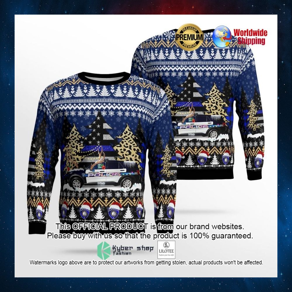cornelius police department sweater 1 900