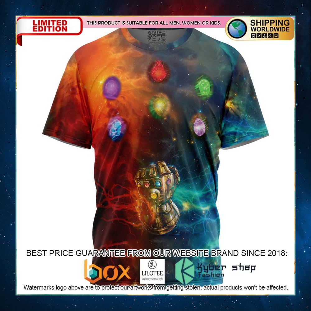 cosmic infinity stones marvel t shirt 1 989
