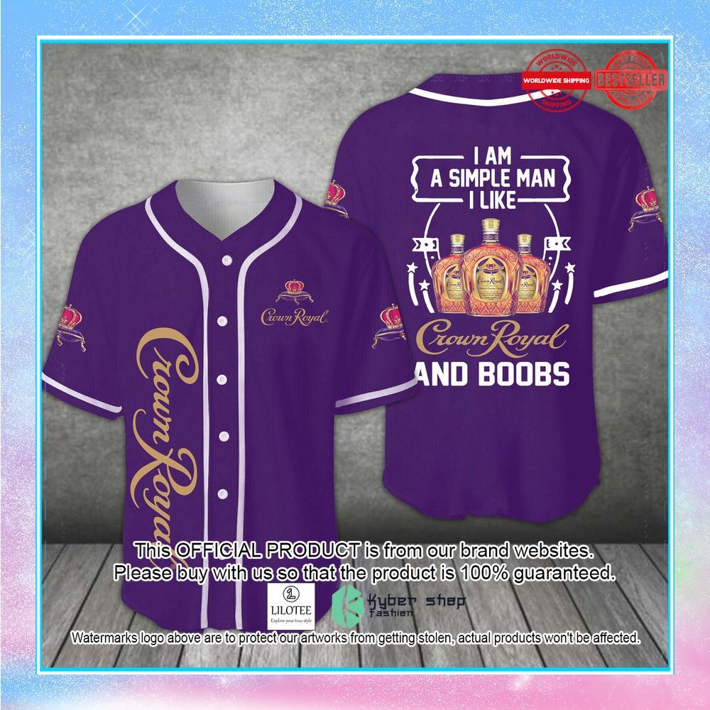 crown royal and boobs baseball jersey 1 594