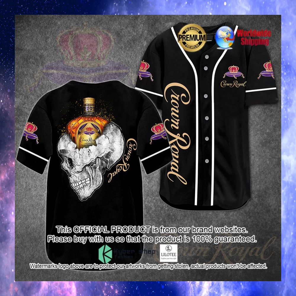 crown royal skull baseball jersey 1 398