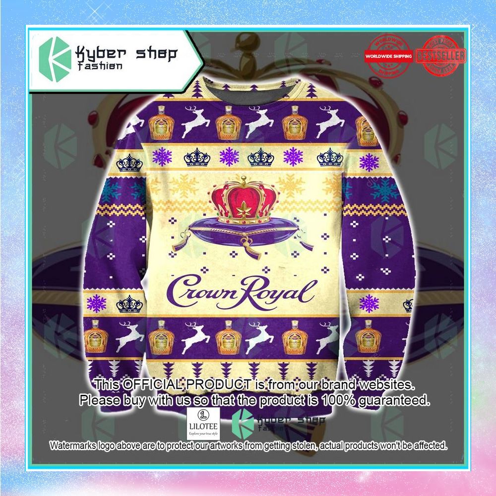 crown royal ugly christmas sweater 1 169