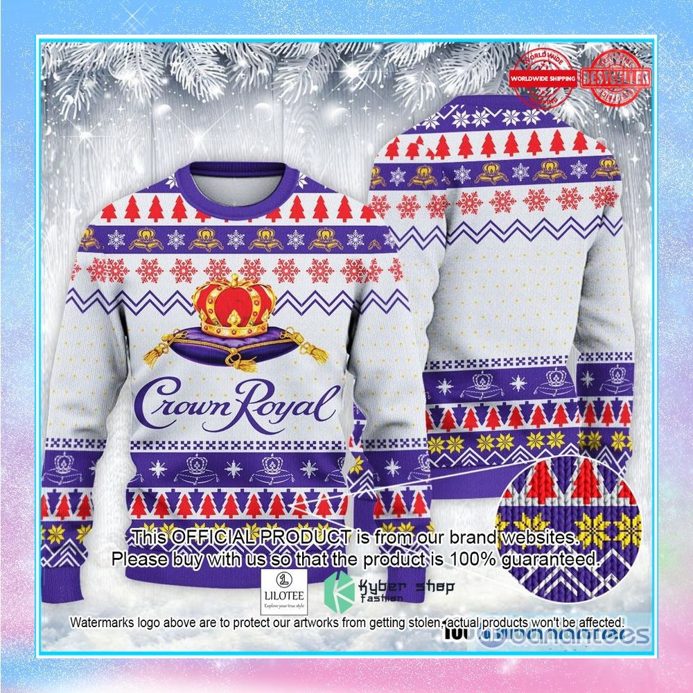 crown royal whisky christmas sweater 1 313