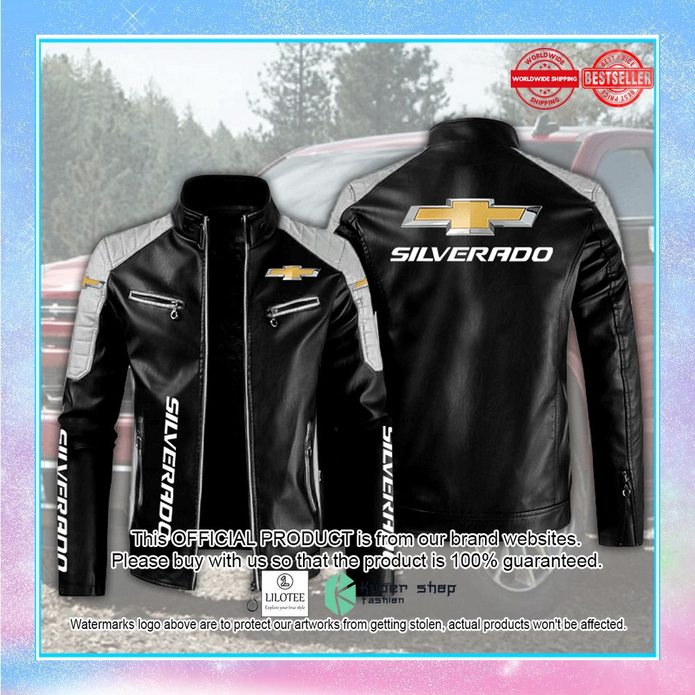 cvl silverado motor block leather jacket 1 69