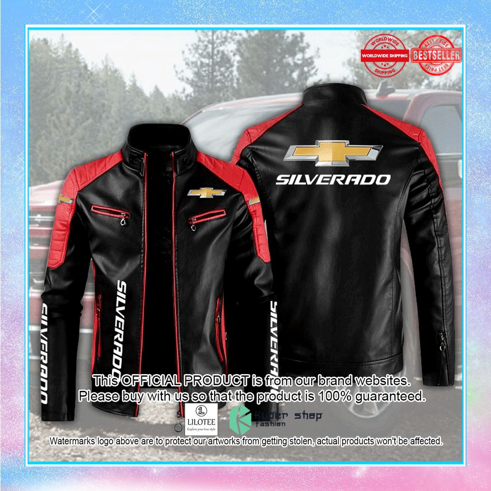 cvl silverado motor block leather jacket 2 401