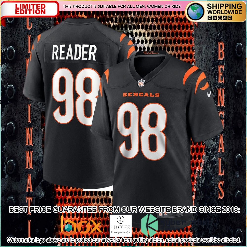 d j reader cincinnati bengals nike black football jersey 1 680