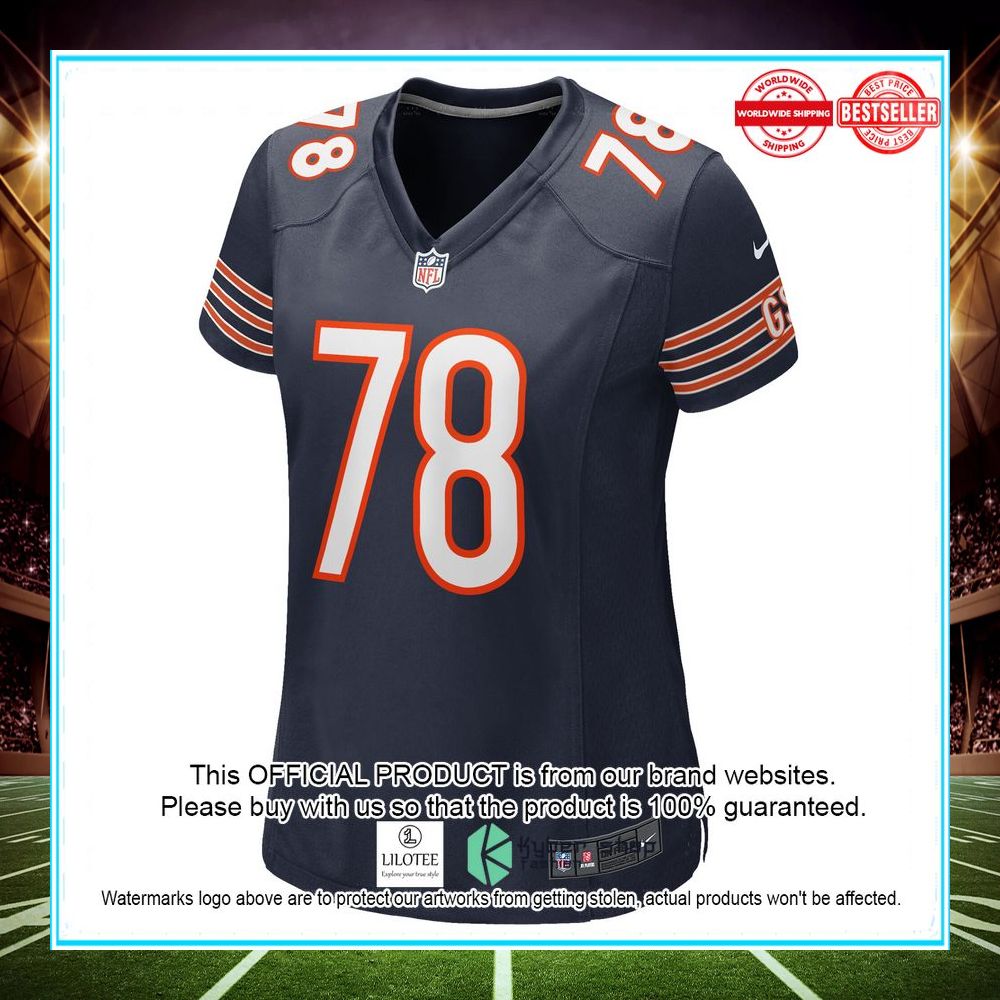 dakota dozier chicago bears navy football jersey 2 278