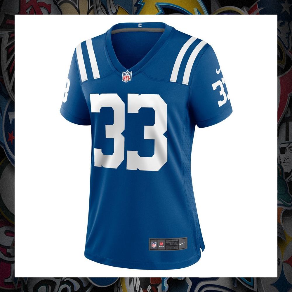 dallis flowers indianapolis colts womens royal football jersey 2 116