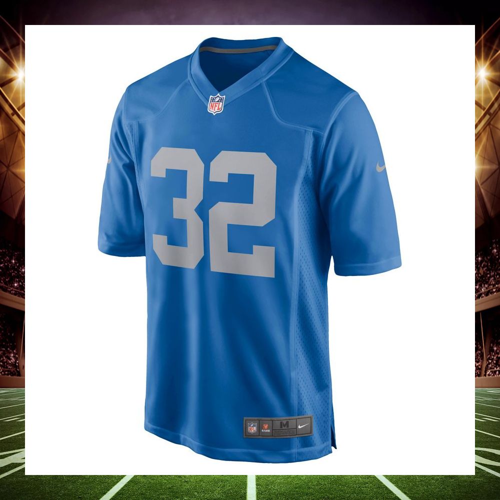 dandre swift detroit lions blue football jersey 2 327