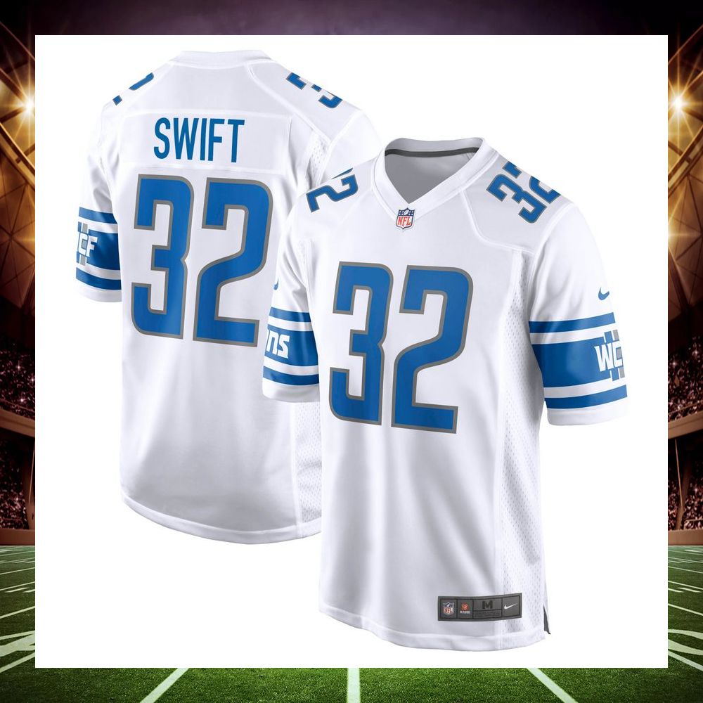 dandre swift detroit lions blue football jersey 5 57