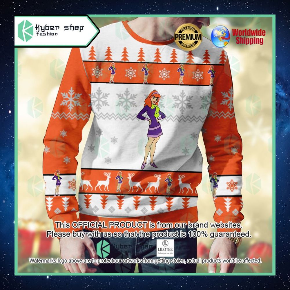 daphne blake scooby doo christmas sweater 1 576