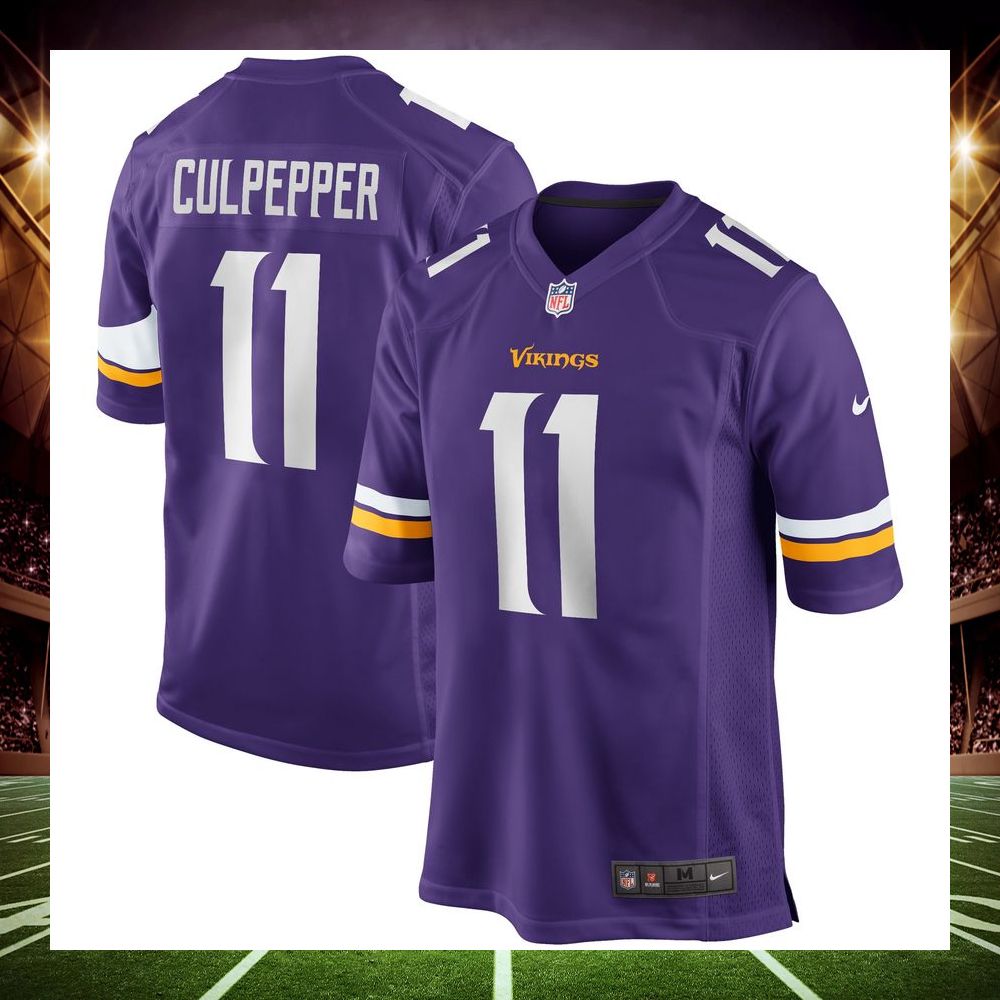 daunte culpepper minnesota vikings football retired purple football jersey 1 560