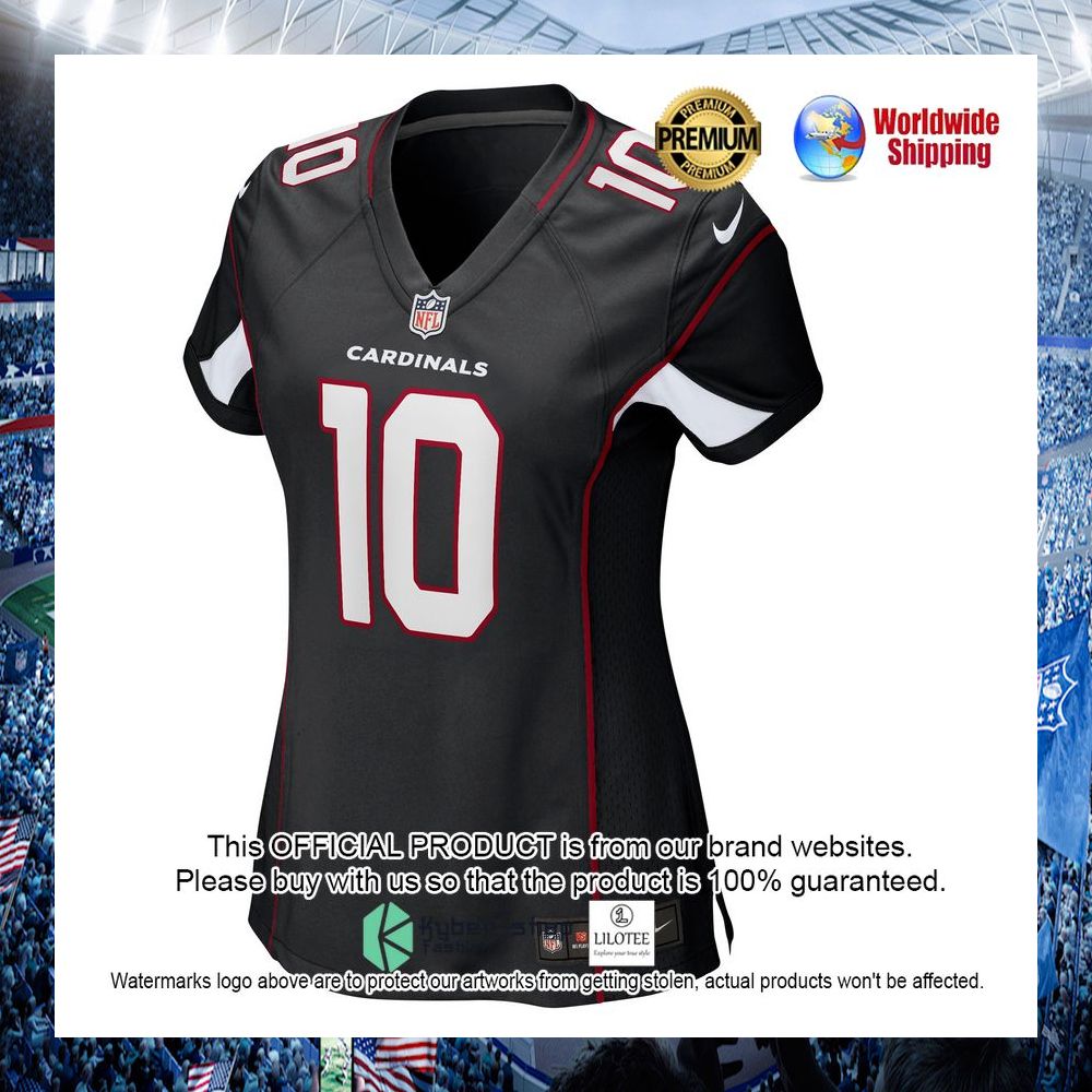 deandre hopkins arizona cardinals nike womens black football jersey 2 286