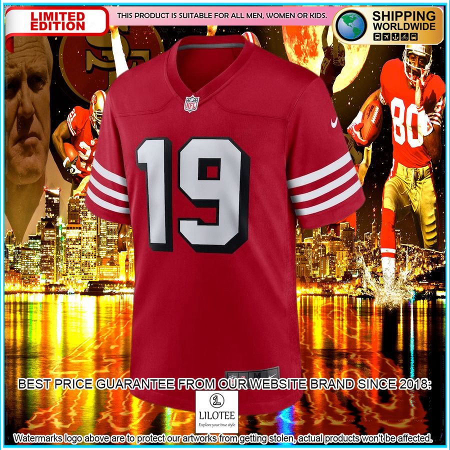 Deebo Samuel San Francisco 49ers Alternate Player Scarlet Football Jersey 5 deebo samuel san francisco 49ers alternate player scarlet football jersey 2 284