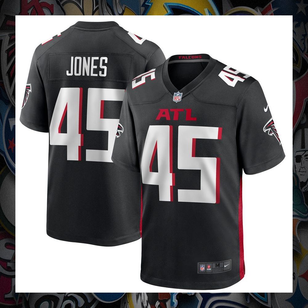 deion jones atlanta falcons black football jersey 1 832