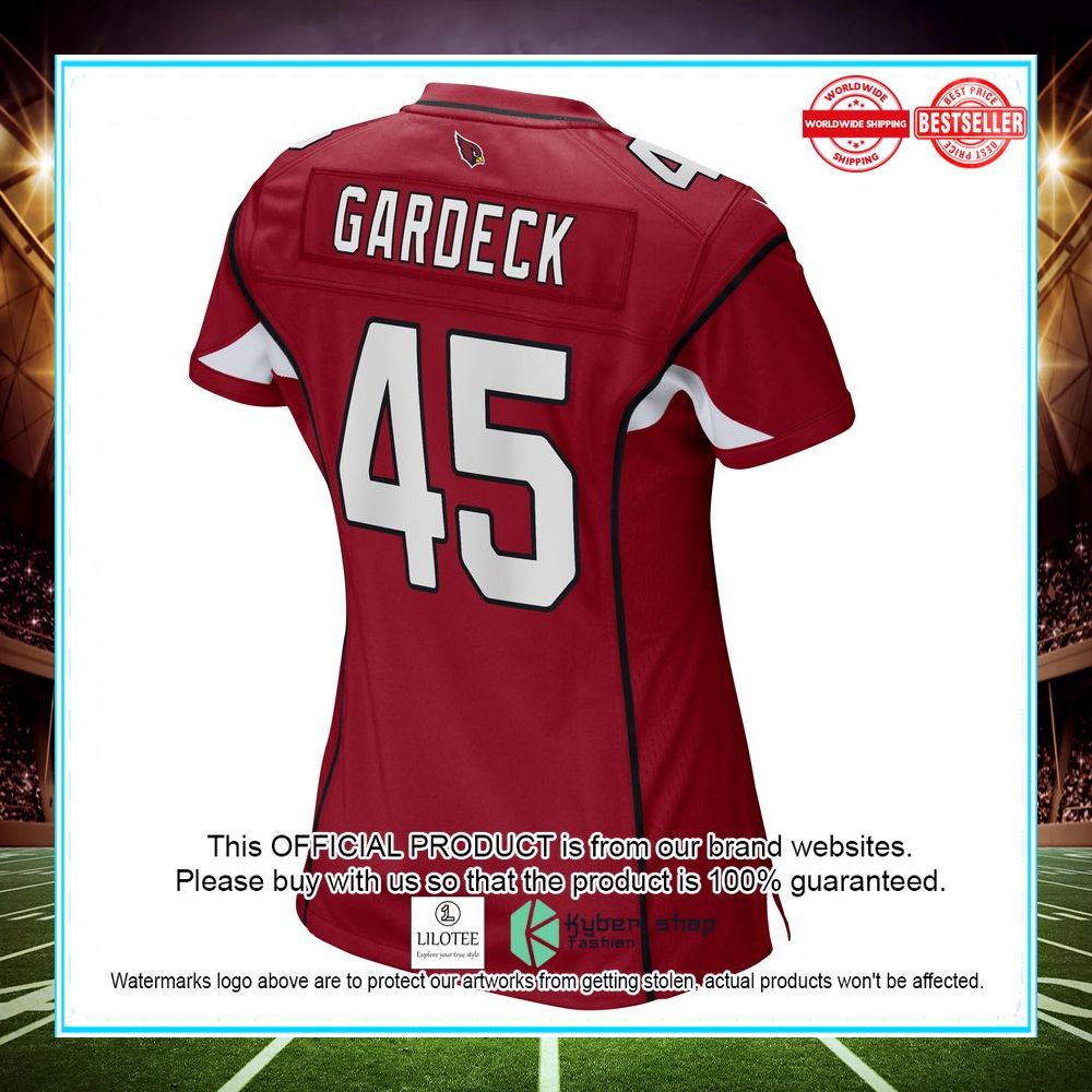 Dennis Gardeck Arizona Cardinals Cardinal Football Jersey - LIMITED EDITION 3 dennis gardeck arizona cardinals cardinal football jersey 3 35