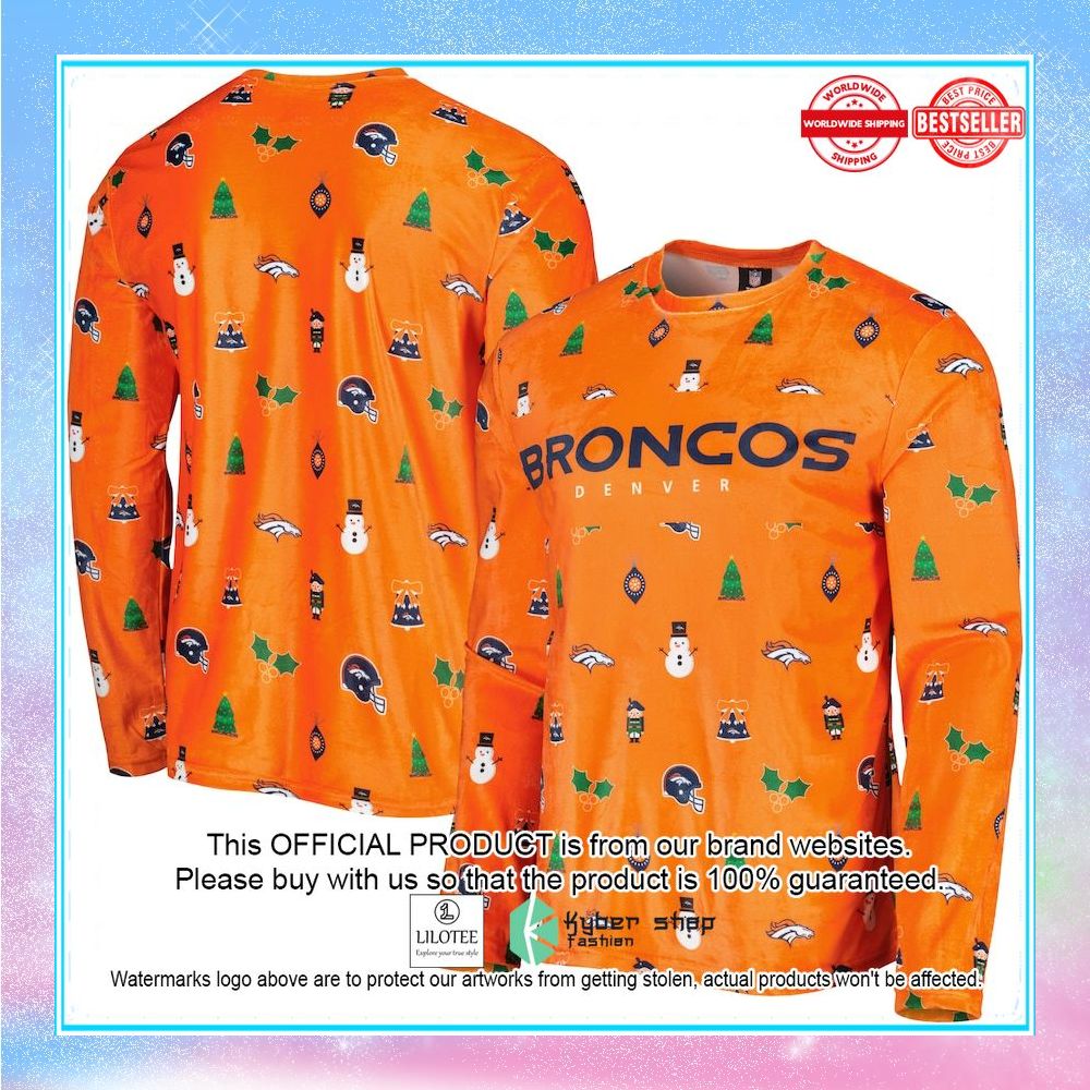 denver broncos foco orange sweater 1 984