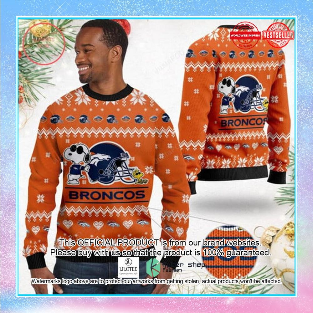 denver broncos snoopy christmas sweater 1 841