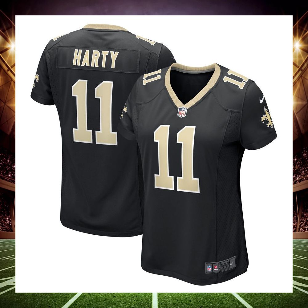 deonte harty new orleans saints black football jersey 1 572