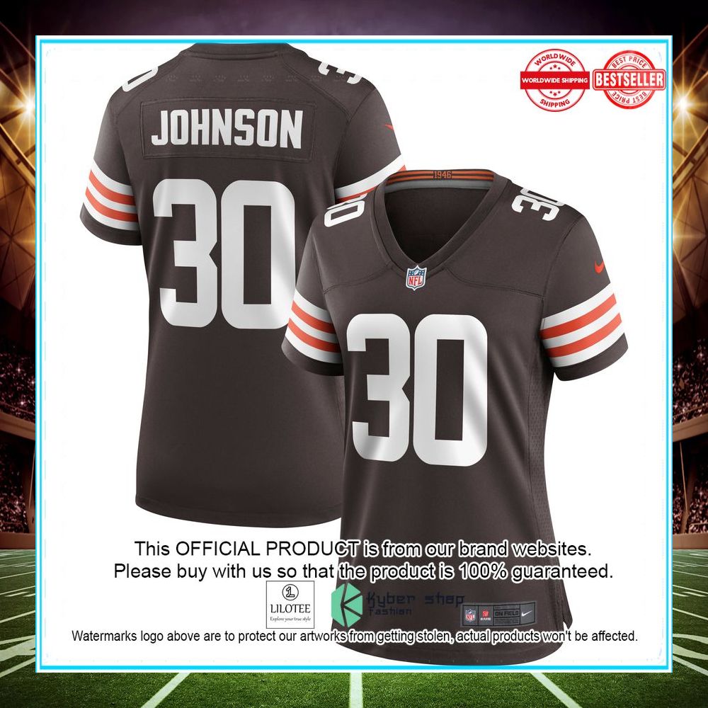 dernest johnson cleveland browns brown football jersey 1 860