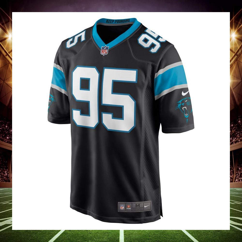 derrick brown carolina panthers black football jersey 2 888